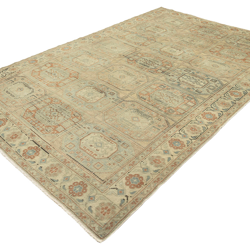 El Dokuma Vintage Halı - 198 cm x 300 cm - K0089455
