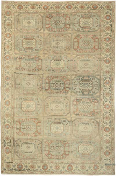 El Dokuma Vintage Halı - 198 cm x 300 cm