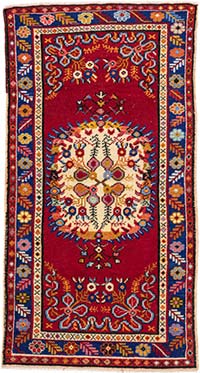 Vintage Turkish Hand-Knotted Rug - 2' 11" x 5' 8" (35" x 68")