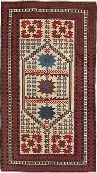 El Dokuma Vintage Hali - 109 cm x 196 cm