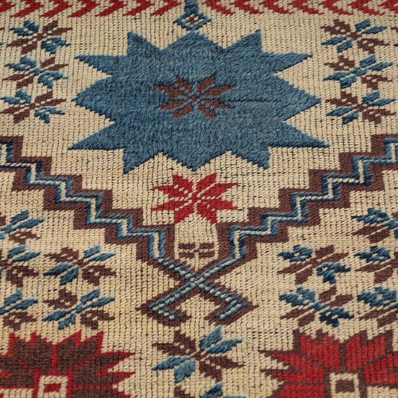 Alfombra Vintage Turca Anudada a Mano - 109 cm x 196 cm - K0089461