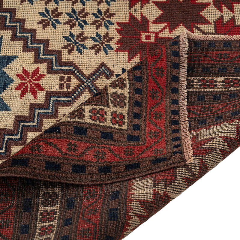Alfombra Vintage Turca Anudada a Mano - 109 cm x 196 cm - K0089461