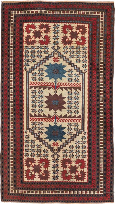 El Dokuma Vintage Hali - 109 cm x 196 cm