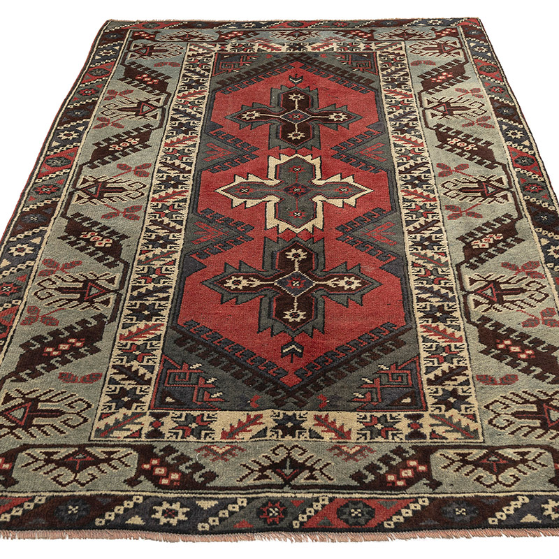 El Dokuma Vintage Hali - 124 cm x 193 cm - K0089462