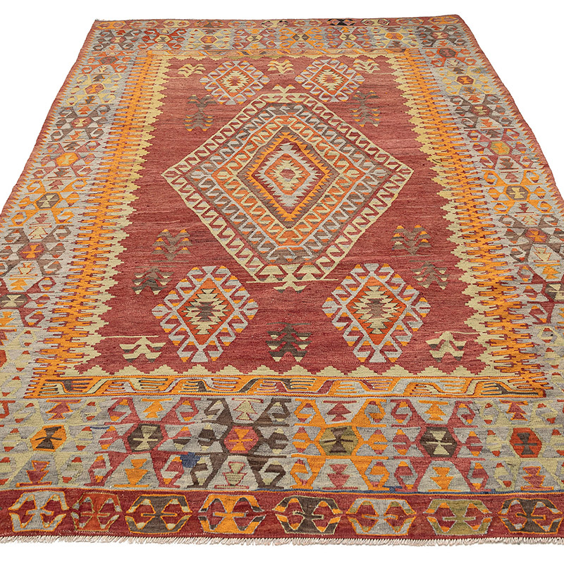 Vintage Çal Kilimi - 171 cm x 288 cm - K0089470