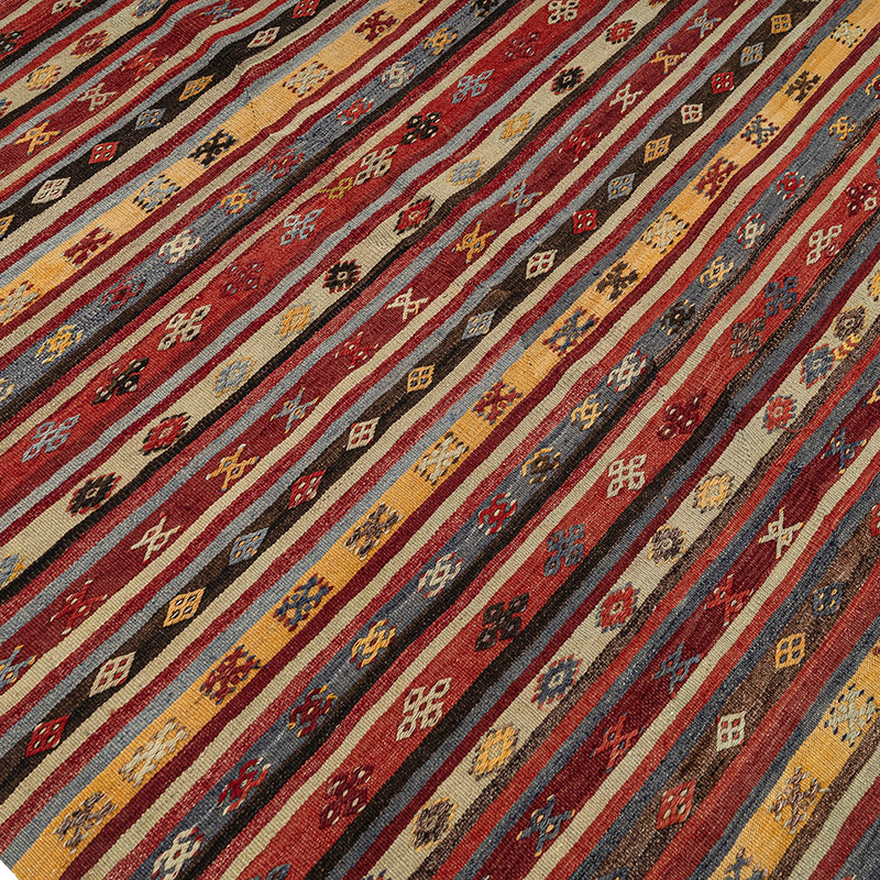Vintage Balikesir Kilim Rug - 5' 8" x 7' 10" (68" x 94") - K0089473
