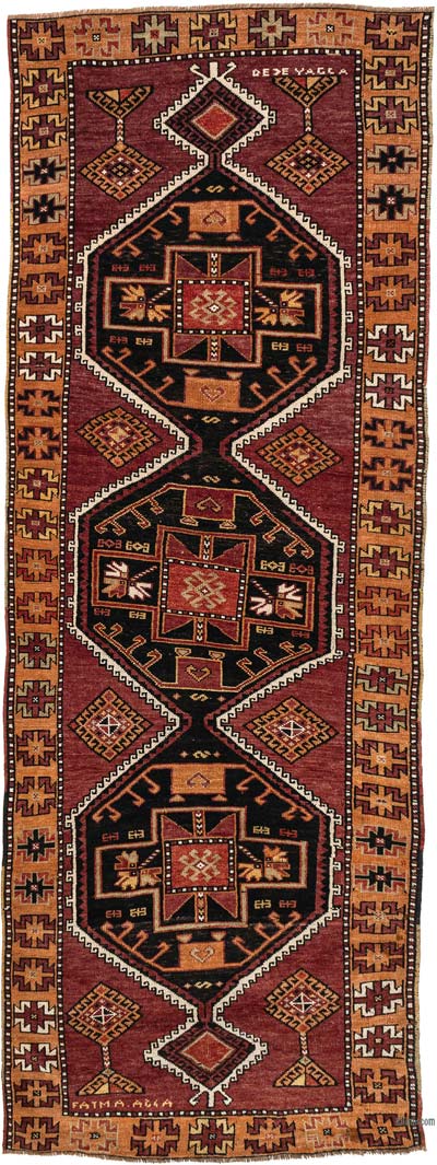 Vintage Anadolu Yolluk - 113 cm x 315 cm