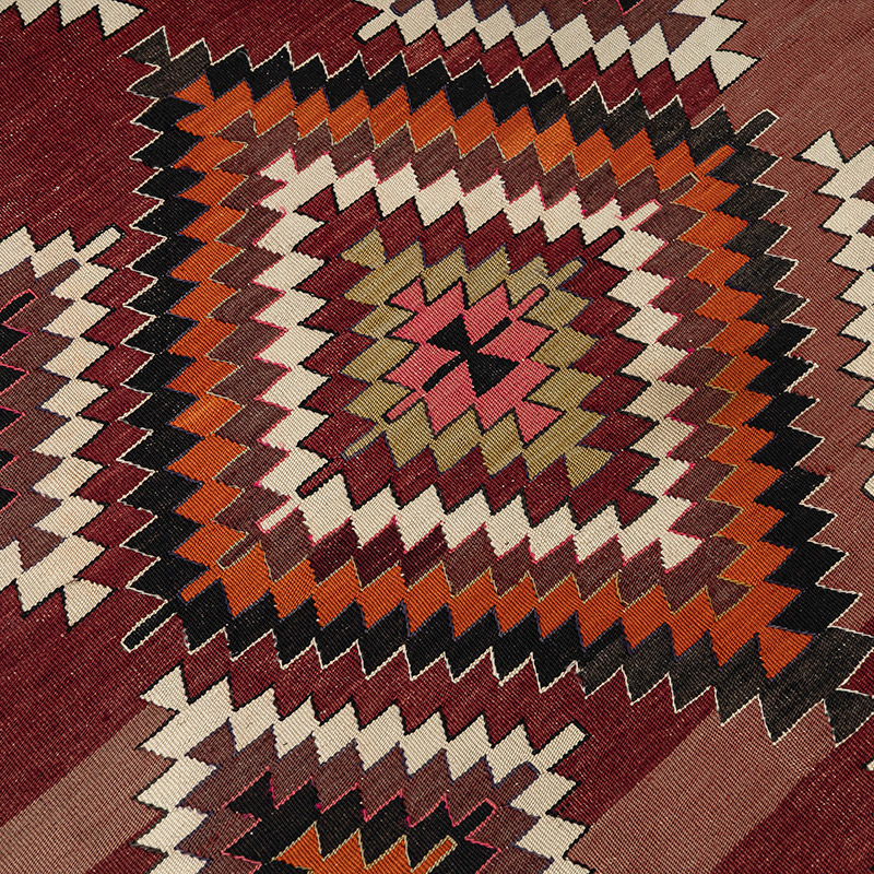 Vintage Balikesir Kilim Rug - 3' 5" x 6' 1" (41" x 73") - K0089476