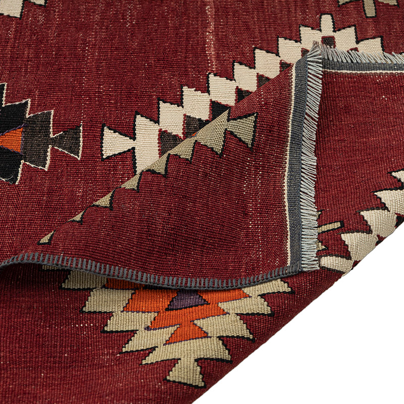 Vintage Balikesir Kilim Rug - 3' 5" x 6' 1" (41" x 73") - K0089476