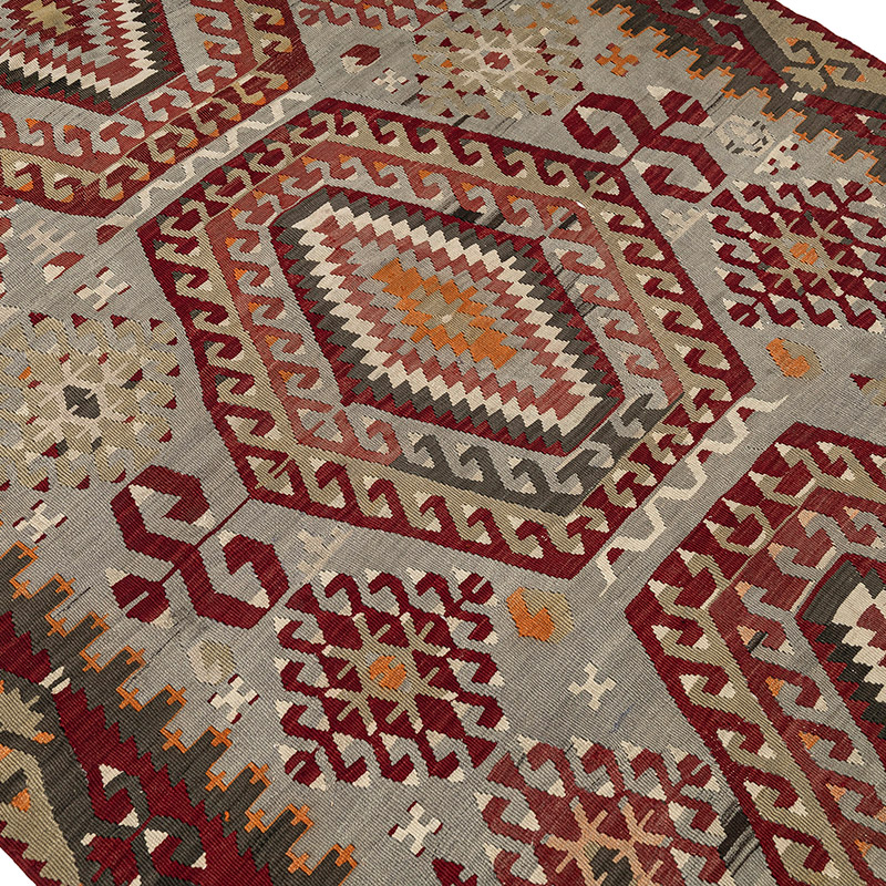 Vintage Esme Kilim Rug - 4' 11" x 8' 2" (59" x 98") - K0089478