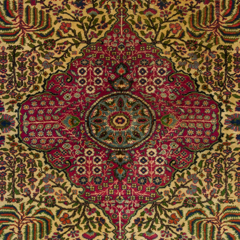 Vintage Turkish Hand-Knotted Rug - 6' 6" x 9' 8" (78" x 116") - K0089485