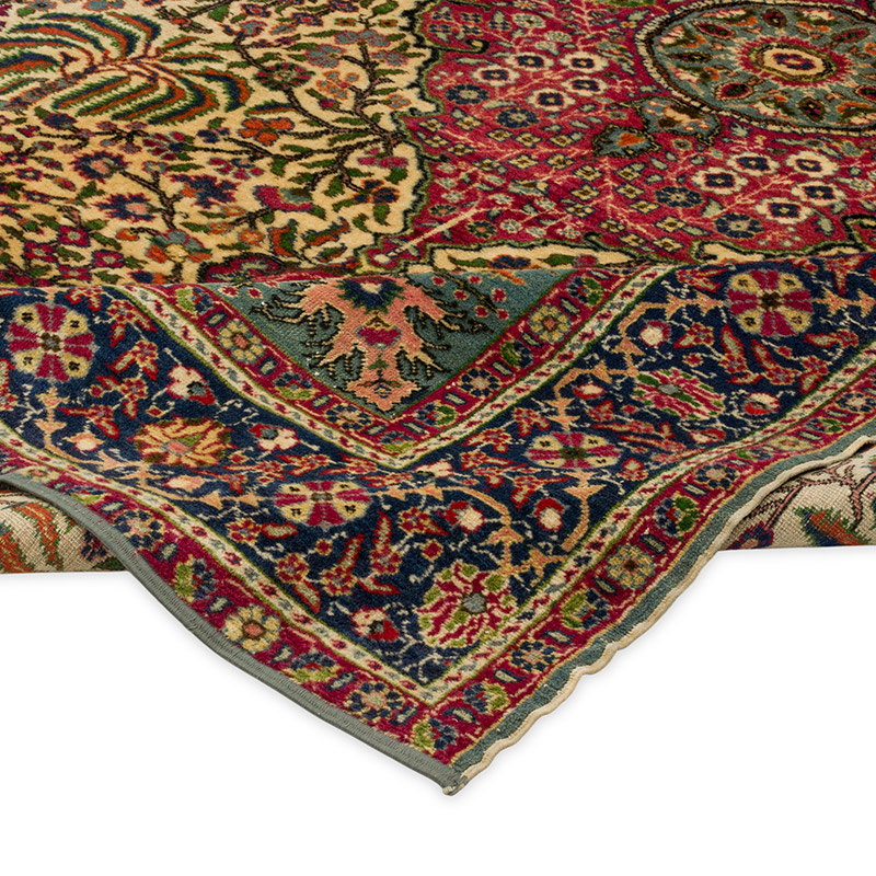 Vintage Turkish Hand-Knotted Rug - 6' 6" x 9' 8" (78" x 116") - K0089485