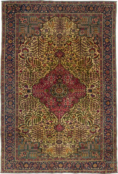 El Dokuma Vintage Halı - 199 cm x 295 cm