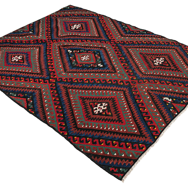 Alfombra Vintage Fethiye Kilim - 124 cm x 160 cm - K0089488