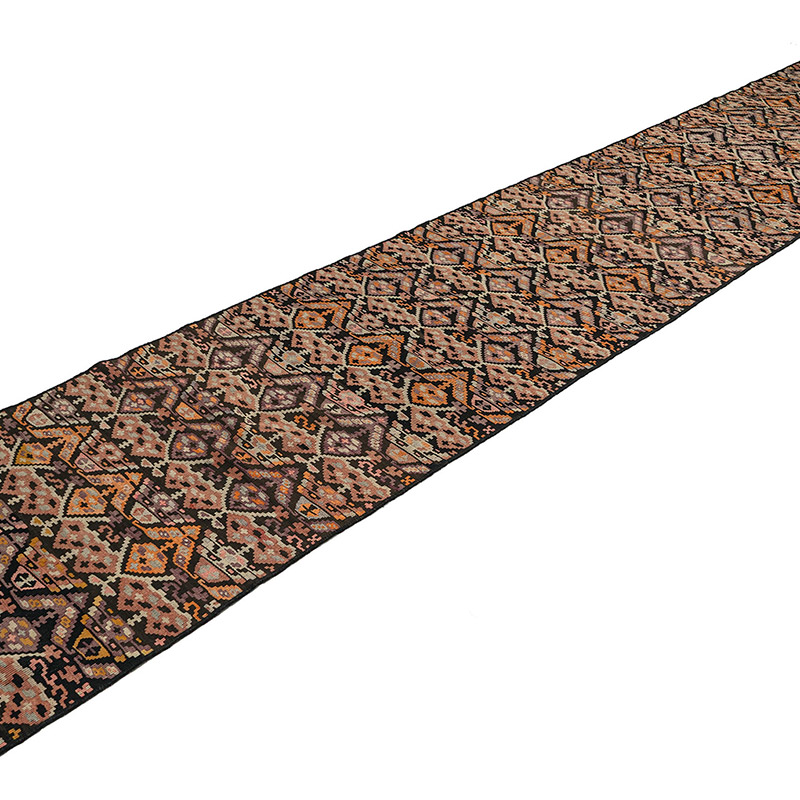 Vintage Kars Kilim Yolluk - 83 cm x 400 cm - K0089489