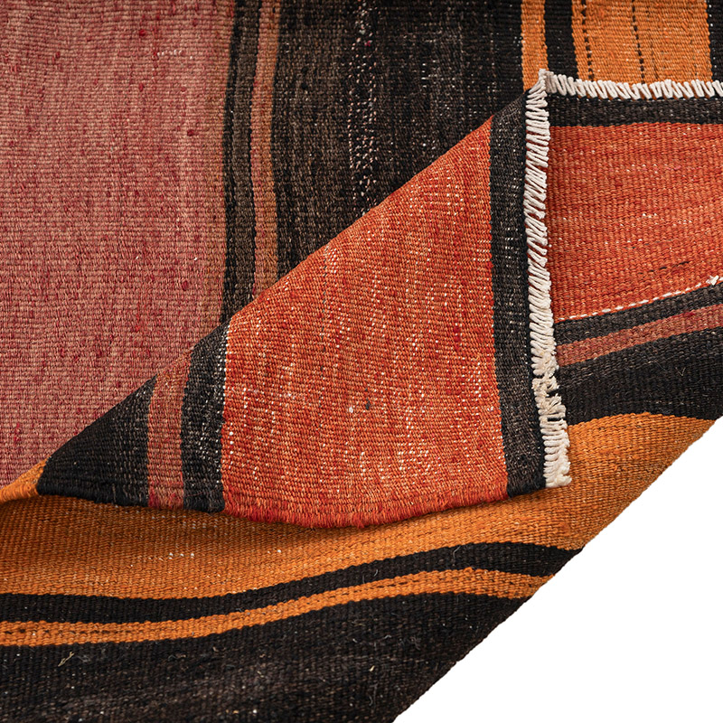 Vintage Antalya Kilim Rug - 4' 5" x 5' 5" (53" x 65") - K0089494