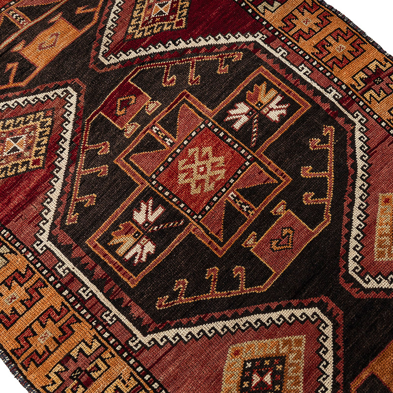 Vintage Turkish Hand-Knotted Runner - 3' 8" x 9' 11" (44" x 119") - K0089495