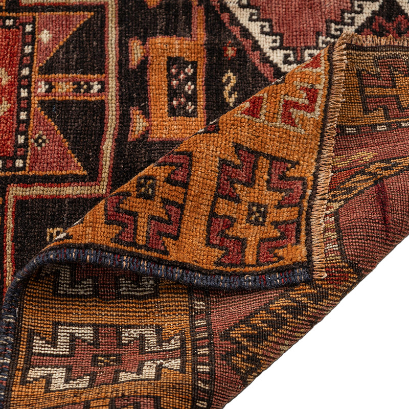 Vintage Turkish Hand-Knotted Runner - 3' 8" x 9' 11" (44" x 119") - K0089495