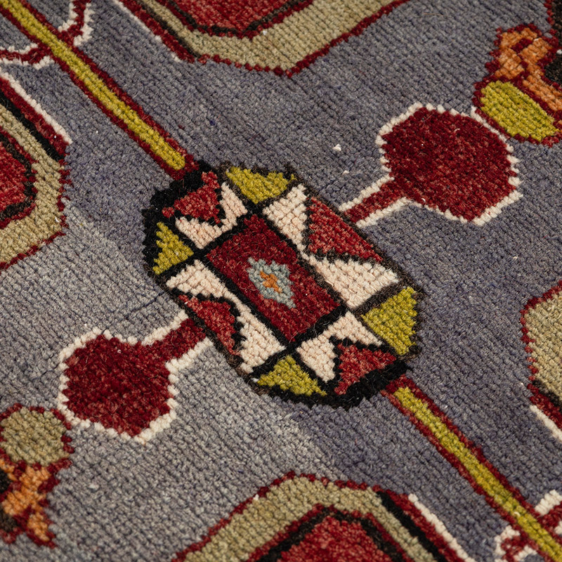 Alfombra Vintage Turca Anudada a Mano - 139 cm x 283 cm - K0089497