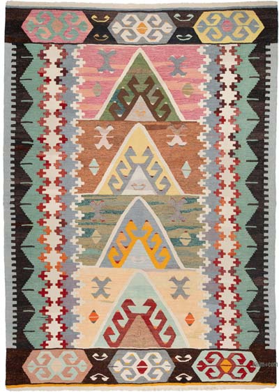 Yeni Kök Boya El Dokuma Kilim - 218 cm x 312 cm