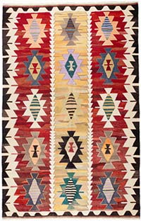Yeni Kök Boya El Dokuma Kilim - 179 cm x 281 cm