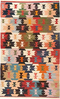 Yeni Kök Boya El Dokuma Kilim - 177 cm x 291 cm