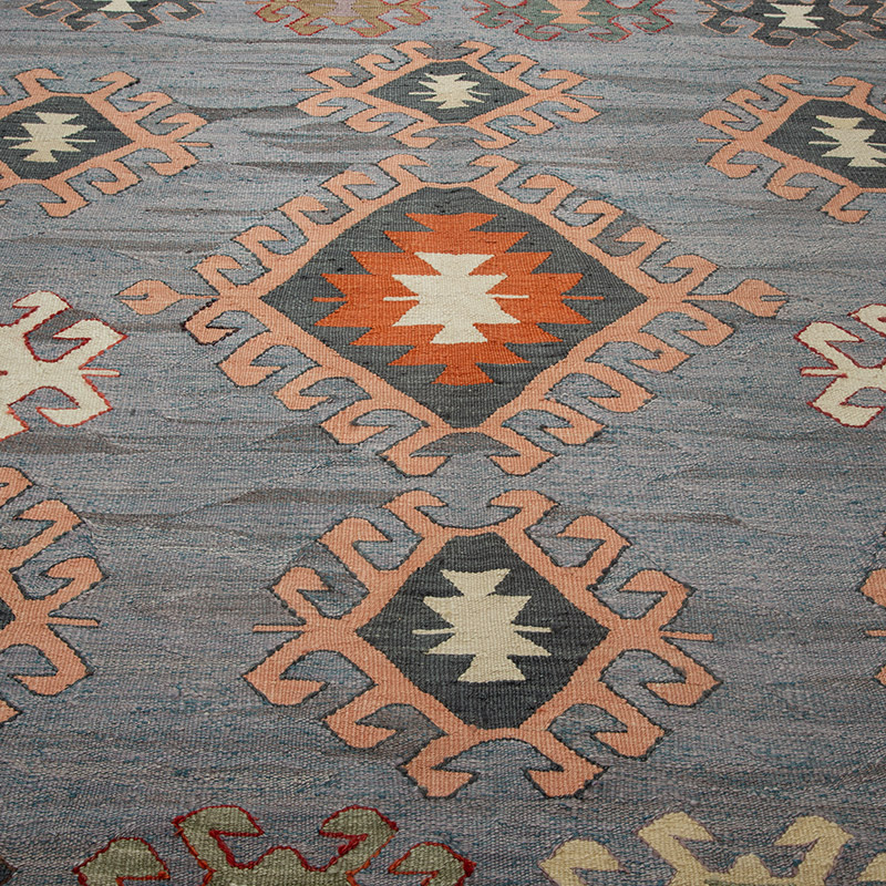 Nueva Alfombra Turca Kilim - 185 cm x 276 cm - K0089508