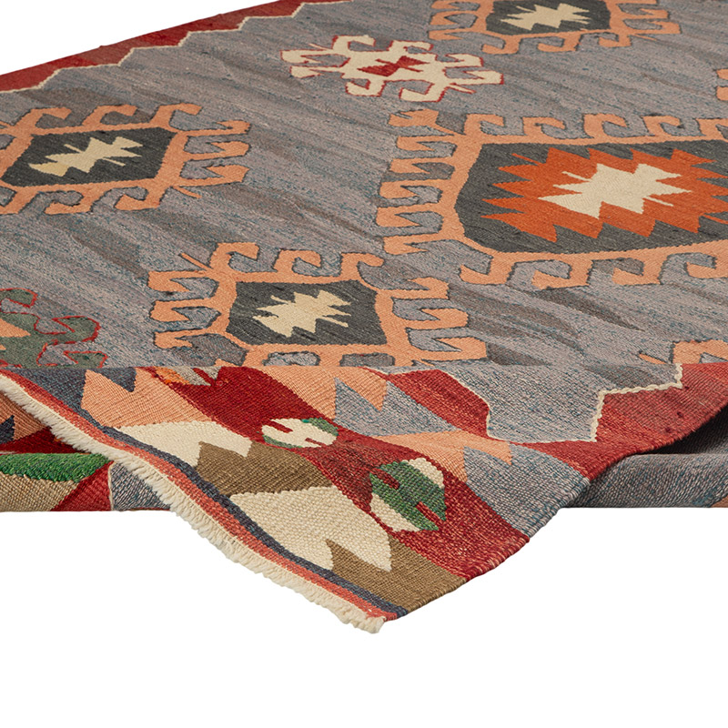 Nueva Alfombra Turca Kilim - 185 cm x 276 cm - K0089508