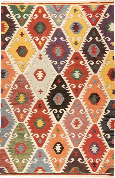 Yeni Kök Boya El Dokuma Kilim - 178 cm x 275 cm