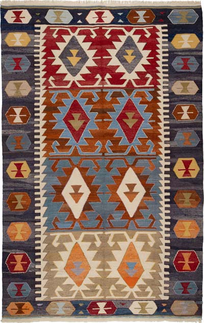 Nueva Alfombra Turca Kilim - 179 cm x 284 cm