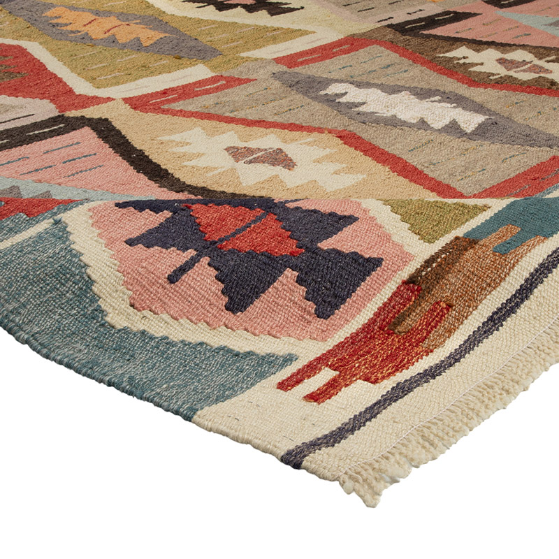 New Turkish Handwoven Kilim Rug - 6' 10" x 10' 4" (82" x 124") - K0089515