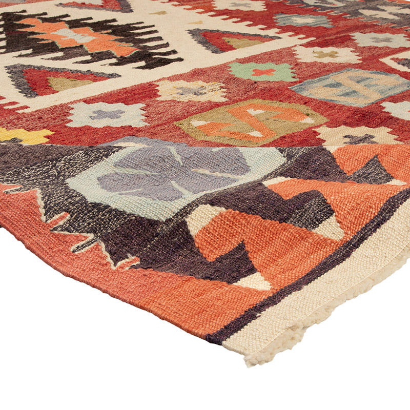 New Turkish Handwoven Kilim Rug - 6' 8" x 10' 2" (80" x 122") - K0089516