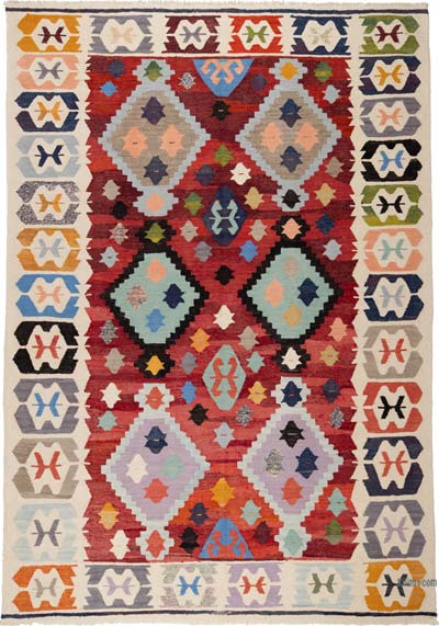 Yeni Kök Boya El Dokuma Kilim - 199 cm x 293 cm