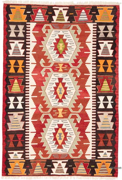 Yeni Kök Boya El Dokuma Kilim - 119 cm x 174 cm