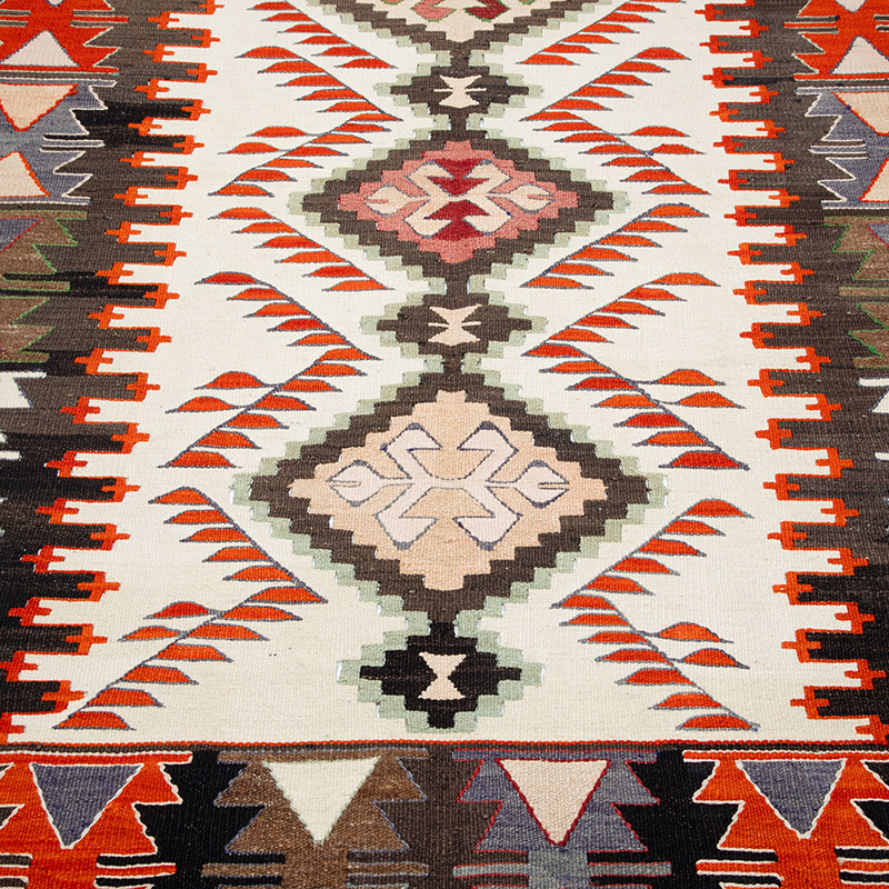 New Turkish Handwoven Kilim Rug - 3' 10" x 5' 8" (46" x 68") - K0089525
