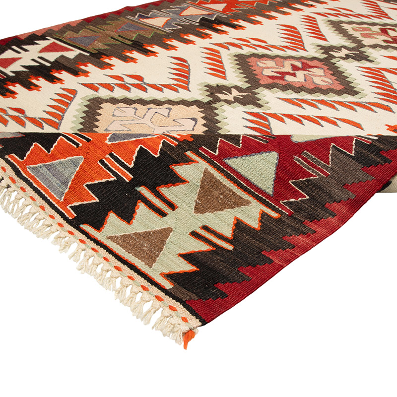 New Turkish Handwoven Kilim Rug - 3' 10" x 5' 8" (46" x 68") - K0089525