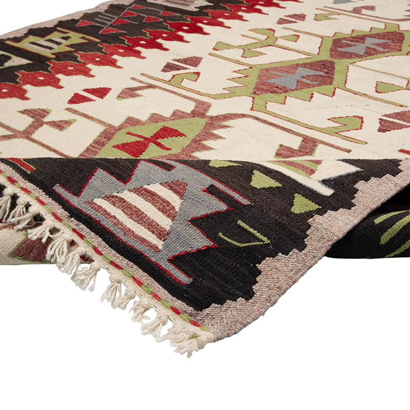 New Turkish Handwoven Kilim Rug - 4'  x 5' 11" (48" x 71") - K0089526