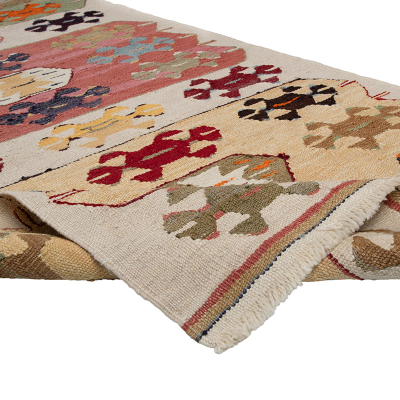 New Turkish Handwoven Kilim Rug - 3' 4" x 9' 11" (40" x 119") - K0089534