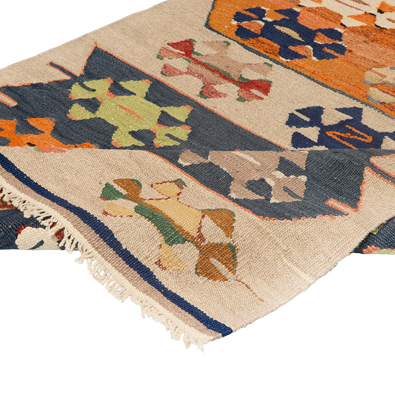 Yeni Kök Boya El Dokuma Kilim - 107 cm x 307 cm - K0089535