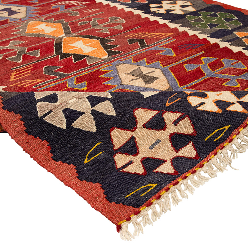 Nueva Alfombra Turca Kilim - 123 cm x 180 cm - K0089540