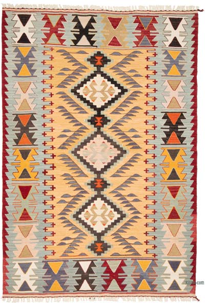 Yeni Kök Boya El Dokuma Kilim - 120 cm x 178 cm