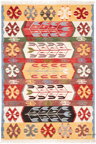 Yeni Kök Boya El Dokuma Kilim - 119 cm x 175 cm