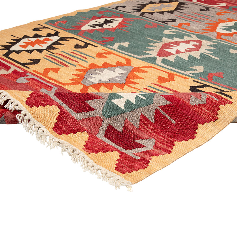 New Turkish Handwoven Kilim Rug - 3' 11" x 5' 11" (47" x 71") - K0089545