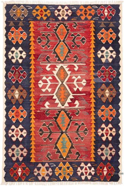 Yeni Kök Boya El Dokuma Kilim - 120 cm x 180 cm