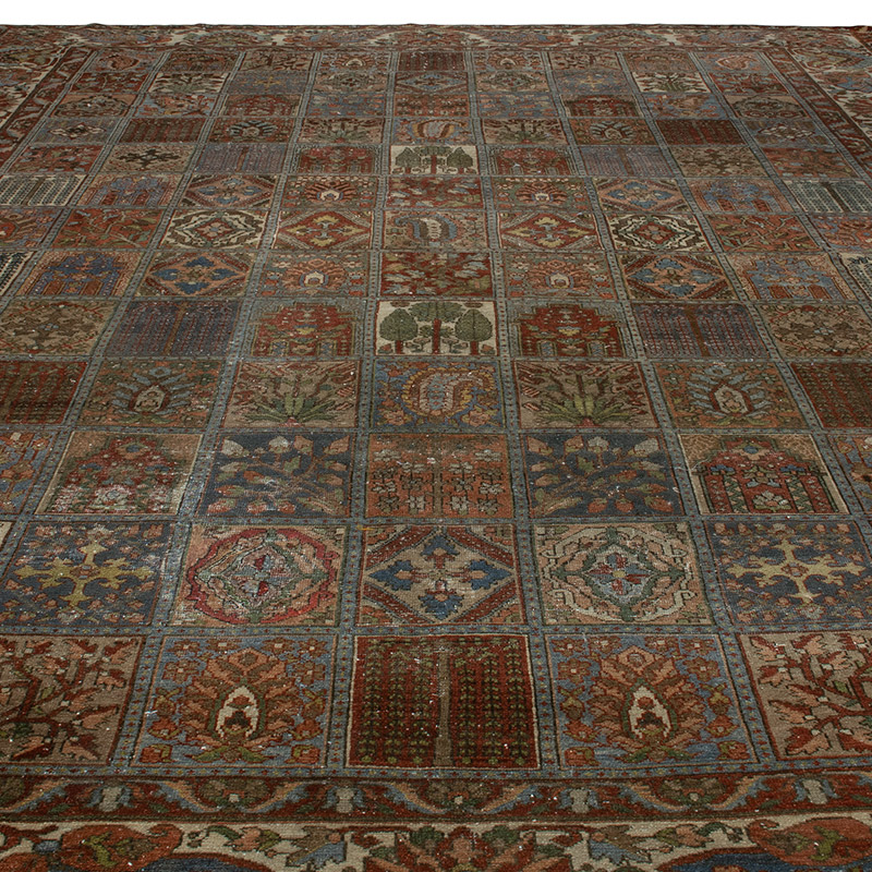 Alfombra Oriental Vintage Anudada a Mano - 323 cm x 414 cm - K0089553