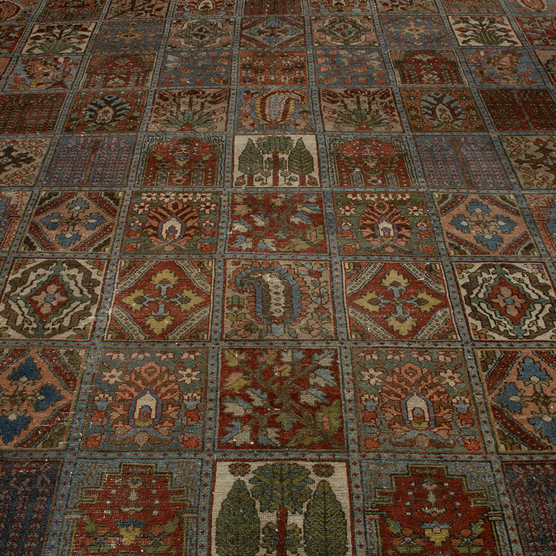 Alfombra Oriental Vintage Anudada a Mano - 323 cm x 414 cm - K0089553