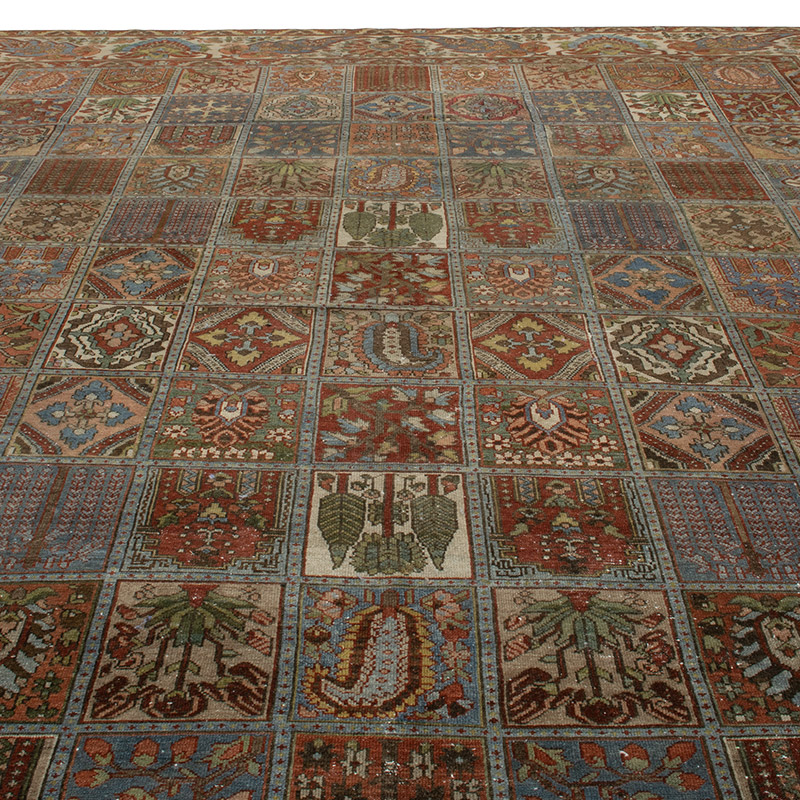 Alfombra Oriental Vintage Anudada a Mano - 323 cm x 414 cm - K0089553