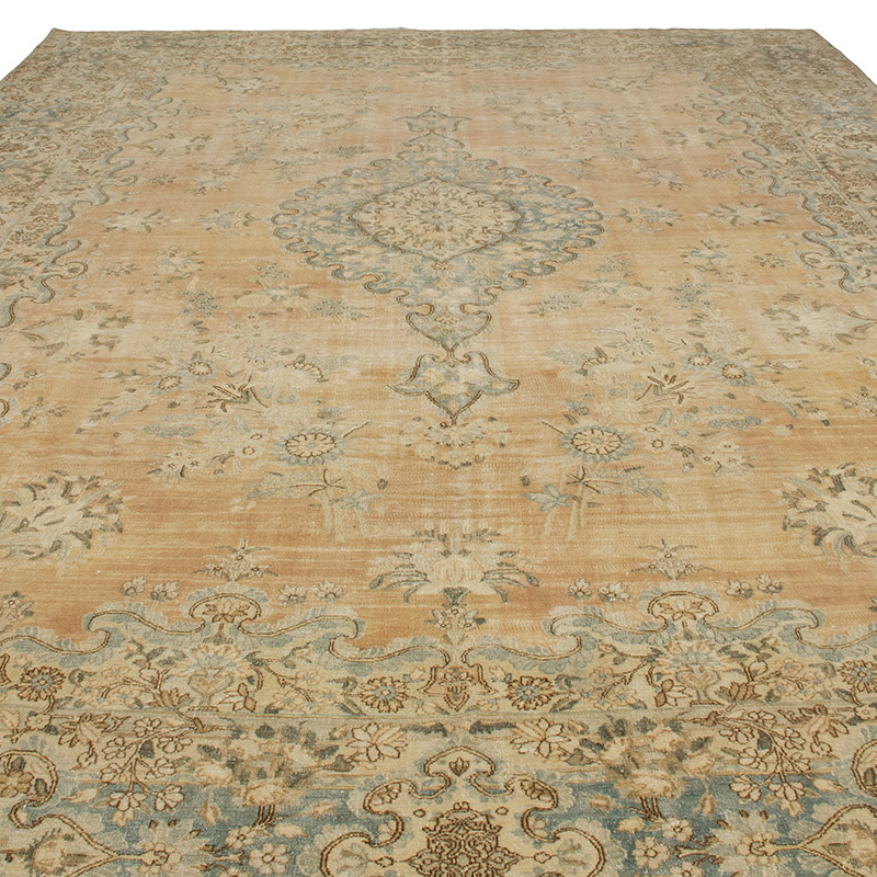 Vintage Hand-Knotted Oriental Rug - 9' 6" x 13' 7" (114" x 163") - K0089556
