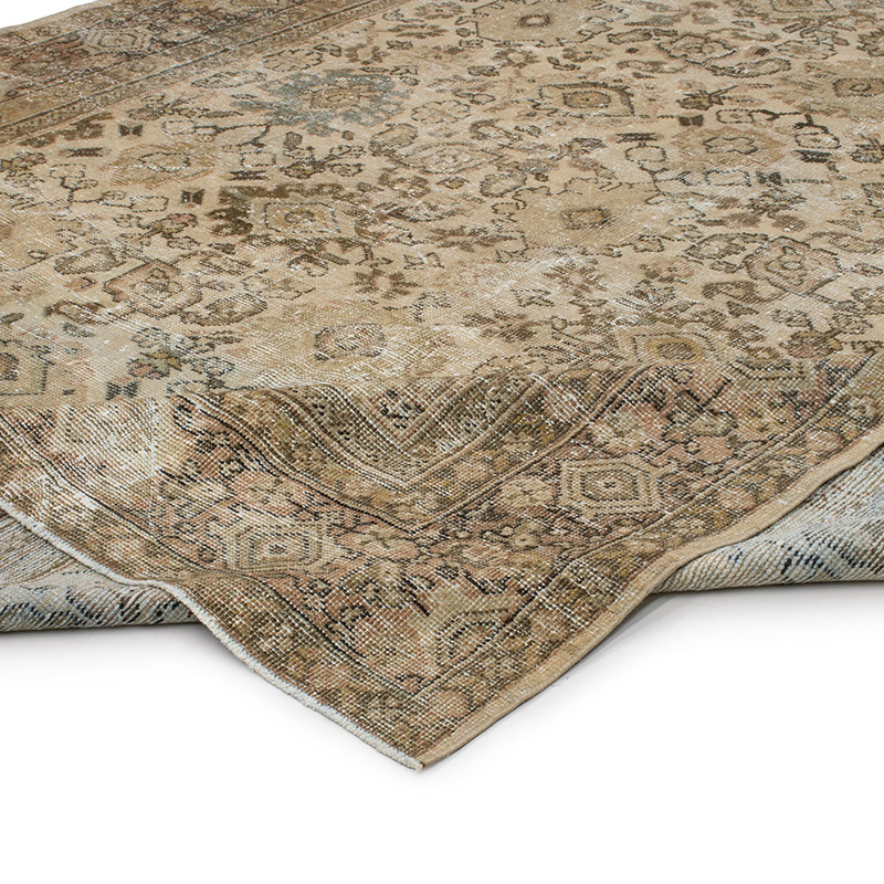 Vintage Hand-Knotted Oriental Rug - 7' 5" x 10' 2" (89" x 122") - K0089558