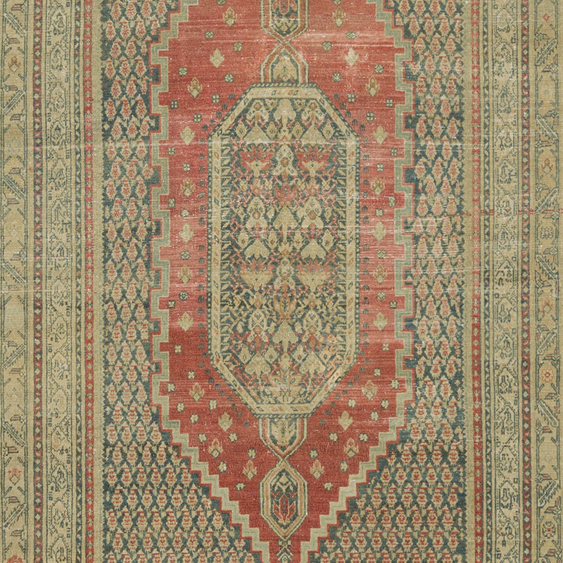 Alfombra Oriental Vintage Anudada a Mano - 182 cm x 461 cm - K0089564